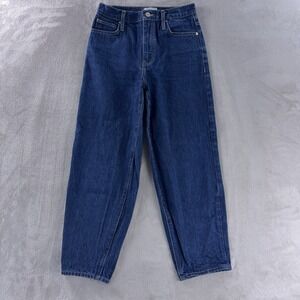 Frame Straight Fit Denim Jeans‎ Womens Size 27x26 Blue Dell Rinse LBR727 Cotton